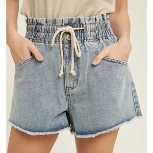 WISH LIST JEANS High Waist Gray Women's Shorts. Size/ L